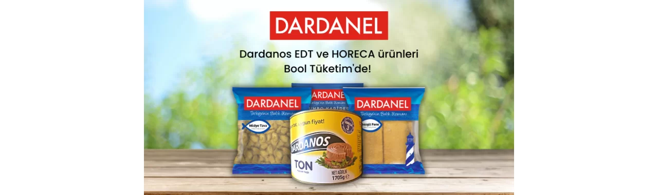 Bool Tüketim, Ev dışı tüketim (EDT) ve HORECA için Dardanel firmasının Dardanos markası için anlaşma yaptı.